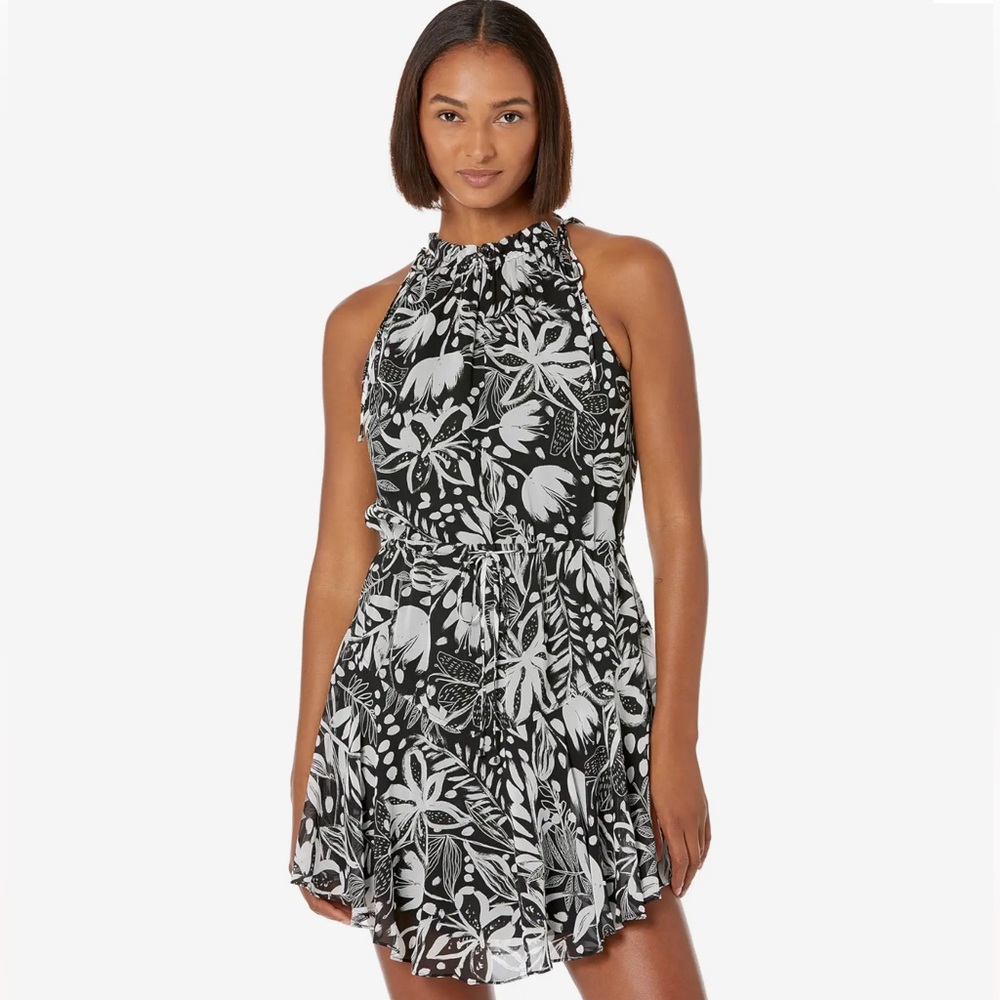 NWT Milly Gwin Painted Tiger Lily Dress